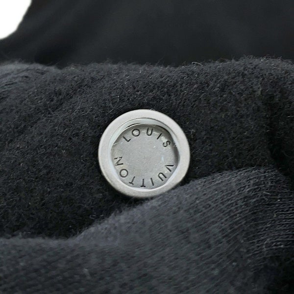 ルイヴィトン ジャケット シグネチャーバーシティ ブルゾン メンズサイズ50 LOUIS VUITTON アウター ブラック 黒 白