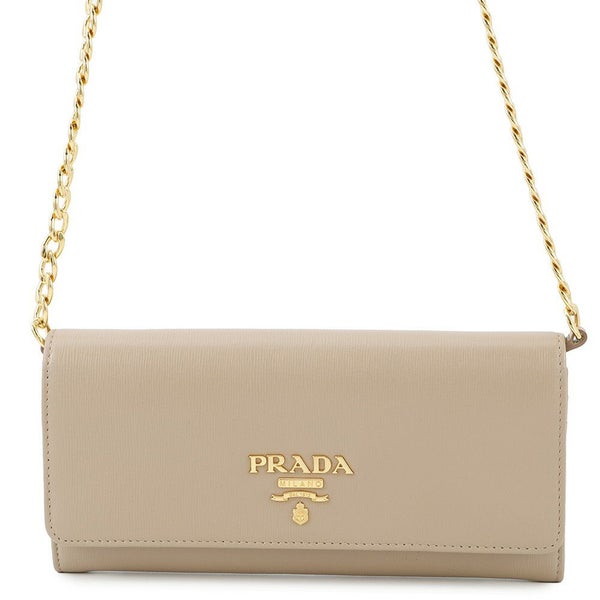 プラダ チェーンウォレット ヴィッテロムーブ レザー 1BP290 PRADA 財布