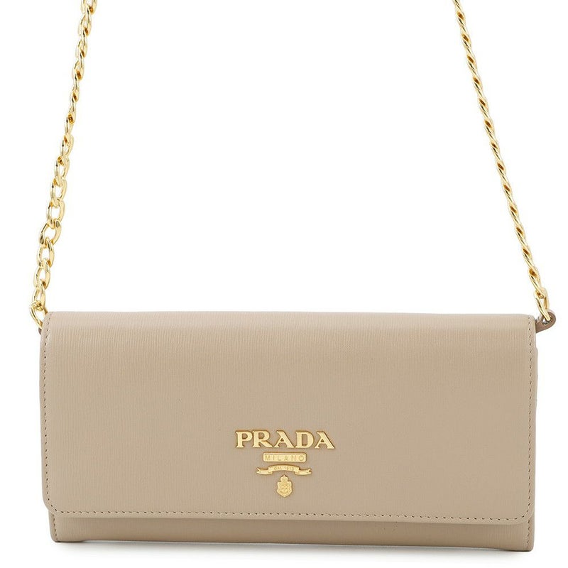 プラダ チェーンウォレット ヴィッテロムーブ レザー 1BP290 PRADA 財布