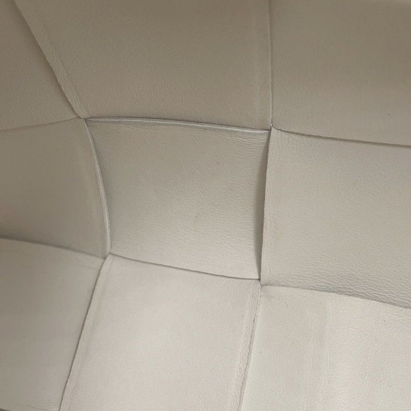 ボッテガヴェネタ ハンドバッグ マキシイントレチャート ブリックカセット ホーボーバッグ ラムスキン 729166 ワンショルダー 白