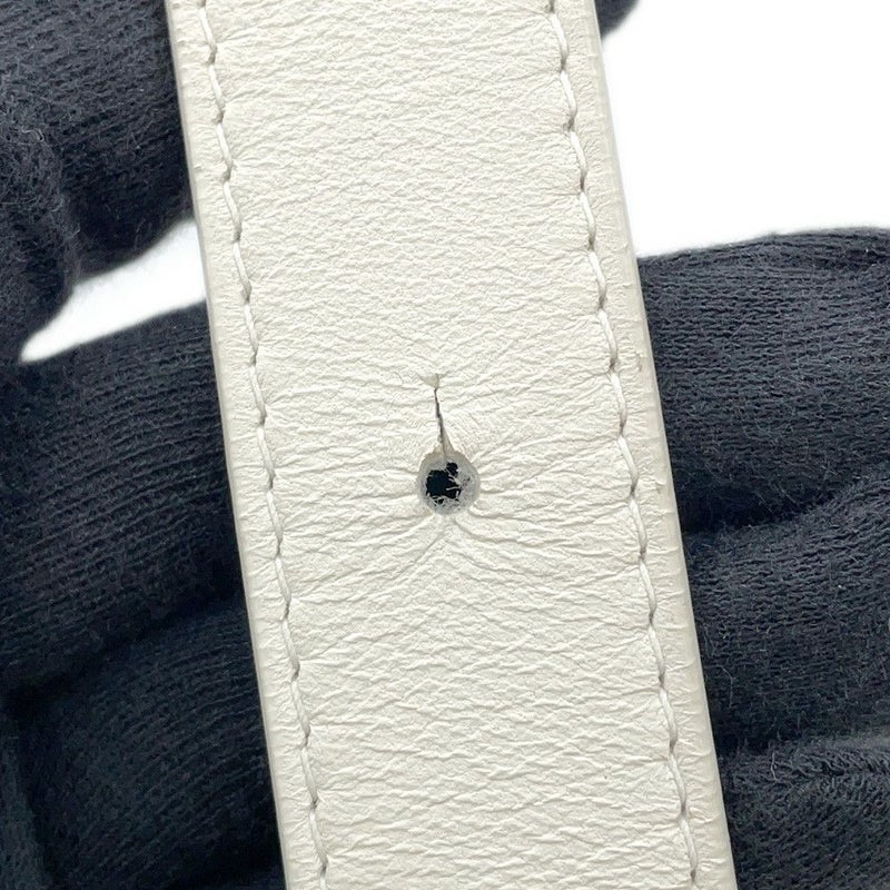 ボッテガヴェネタ ハンドバッグ マキシイントレチャート ブリックカセット ホーボーバッグ ラムスキン 729166 ワンショルダー 白