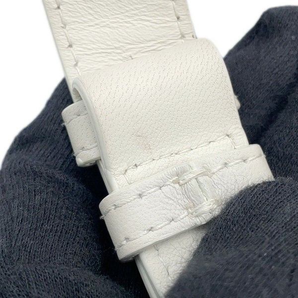 ボッテガヴェネタ ハンドバッグ マキシイントレチャート ブリックカセット ホーボーバッグ ラムスキン 729166 ワンショルダー 白