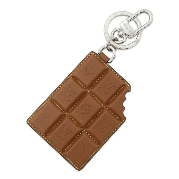 ルイヴィトン バッグチャーム モノグラム レザー LV チョコレートバー M01478 LOUIS VUITTON キーホルダー