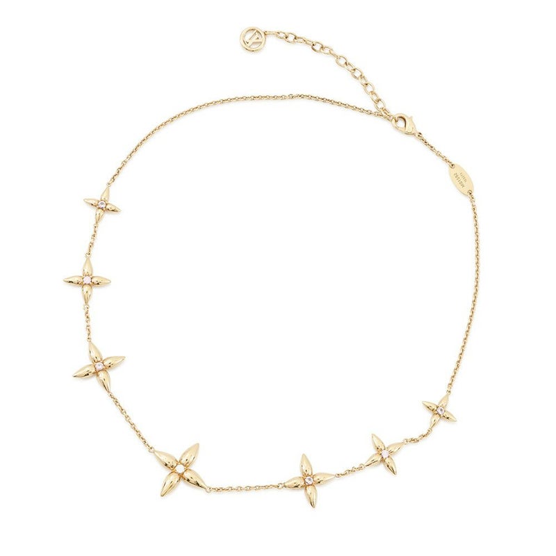 ルイヴィトン ネックレス ルイゼット シグネチャー メタル ラインストーン M01592 LOUIS VUITTON アクセサリー