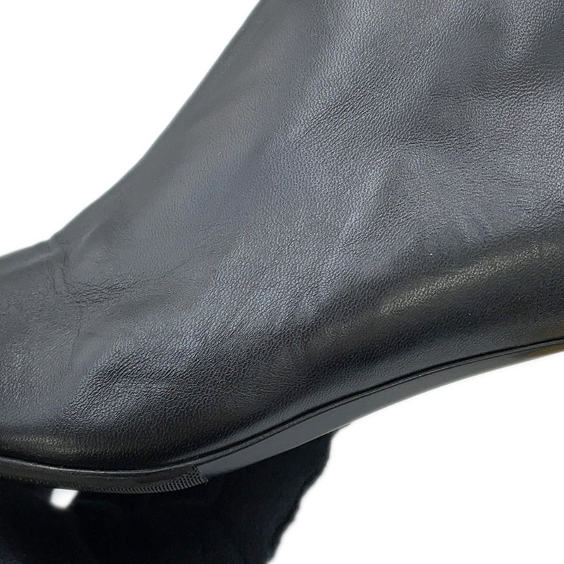 シャネル ロングブーツ ココマーク マトラッセ レディースサイズ39C G38428 CHANEL 靴 黒 2way アンクルブーツ