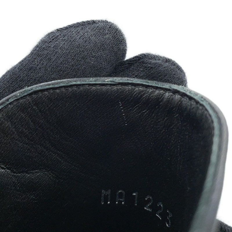 ルイヴィトン ブーツ カーフレザー スエード ローリエート ブーツ レディースサイズ37 ショートブーツ 黒 ブラック