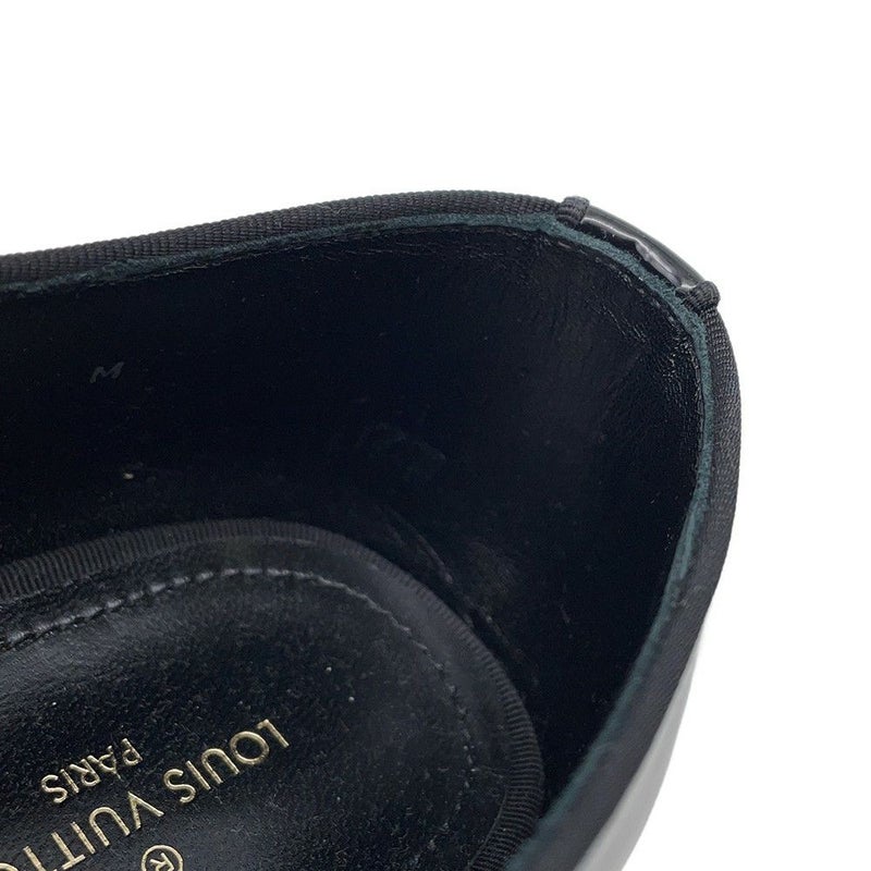 ルイヴィトン シューズ LVヴァンドームライン  ダービー モノグラム パテント サイズ6 LOUIS VUITTON メンズ 黒