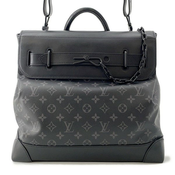 ルイヴィトン ハンドバッグ モノグラム・エクリプス スティーマーPM M44731 LOUIS VUITTON 2way 黒 ブラック