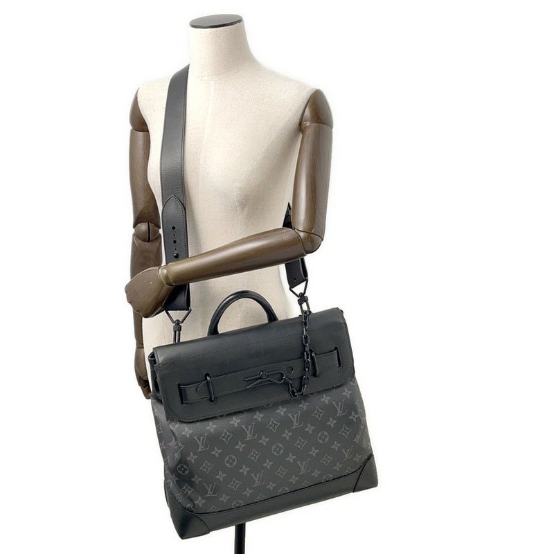 ルイヴィトン ハンドバッグ モノグラム・エクリプス スティーマーPM M44731 LOUIS VUITTON 2way 黒 ブラック