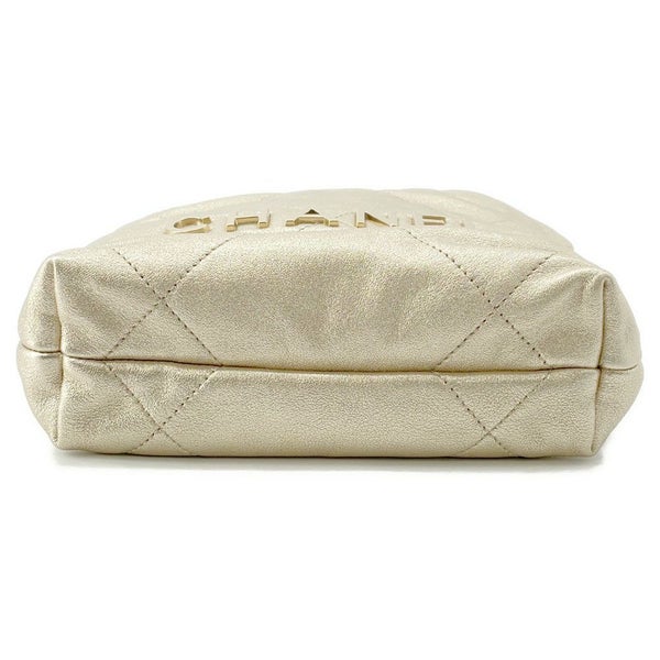シャネル ハンドバッグ CHANEL 22 ミニ ココマーク シャイニーカーフレザー AS3980 CHANEL 2wayバッグ