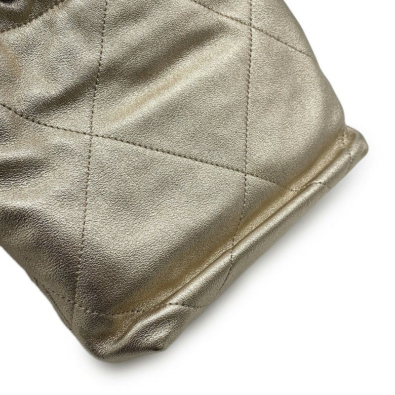 シャネル ハンドバッグ CHANEL 22 ミニ ココマーク シャイニーカーフレザー AS3980 CHANEL 2wayバッグ