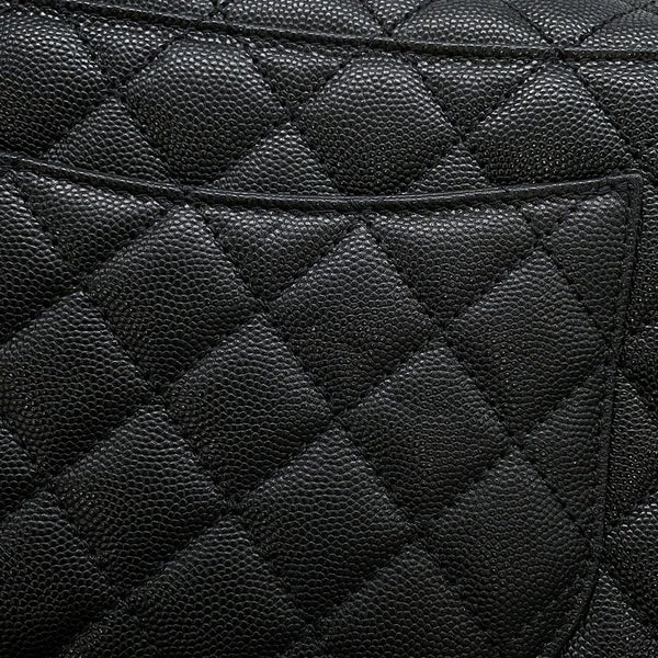 シャネル ハンドバッグ マトラッセ ココマーク ハンドル フラップ キャビアスキン A92991 CHANEL 2wayショルダー 黒