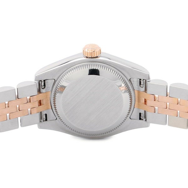 ロレックス デイトジャスト SS/K18PG ピンクゴールド 179171NG ホワイトシェル文字盤 10Pダイヤ