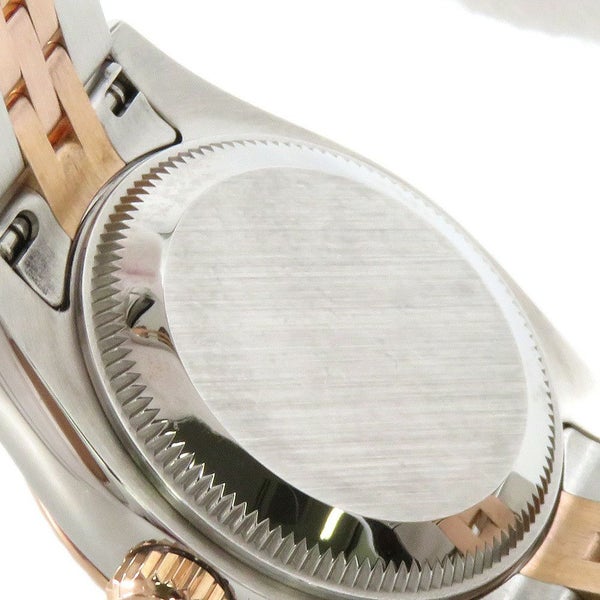 ロレックス デイトジャスト SS/K18PG ピンクゴールド 179171NG ホワイトシェル文字盤 10Pダイヤ