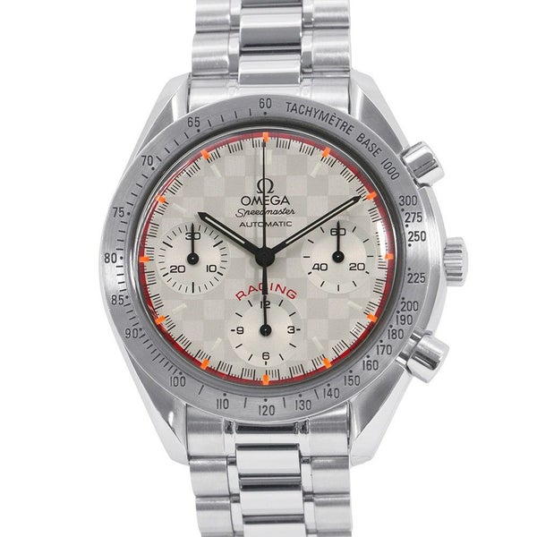 オメガ スピードマスター レーシング ミハエル・シューマッハ 限定4000本 3517.30.00 シルバー文字盤