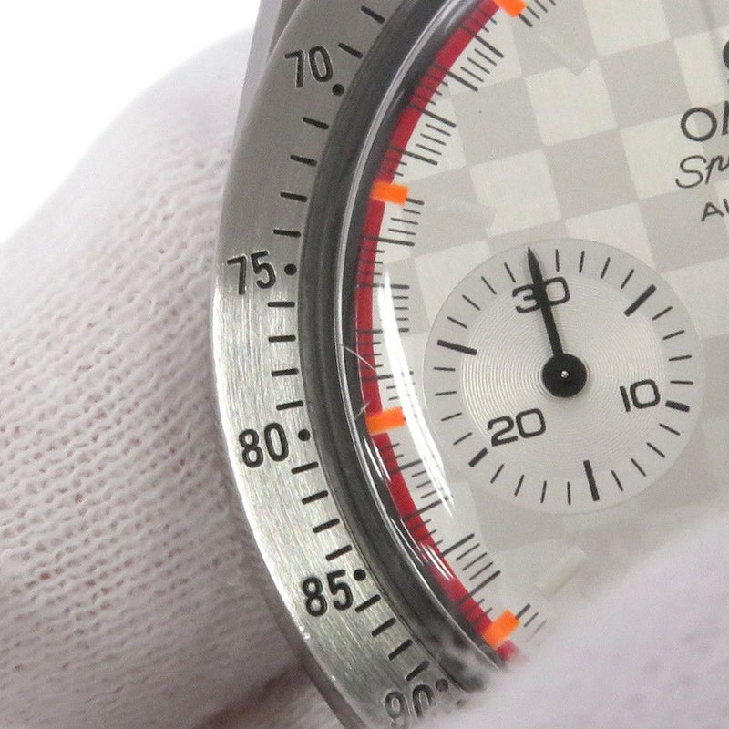 オメガ スピードマスター レーシング ミハエル・シューマッハ 限定4000本 3517.30.00 シルバー文字盤