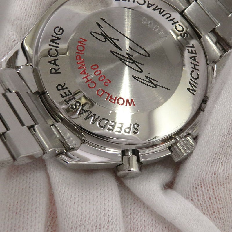 オメガ スピードマスター レーシング ミハエル・シューマッハ 限定4000本 3517.30.00 シルバー文字盤
