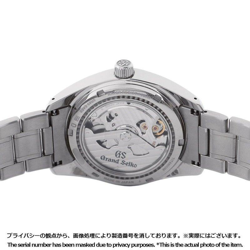 セイコー グランドセイコー ヘリテージコレクション マスターショップ限定モデル SBGA041 黒文字盤