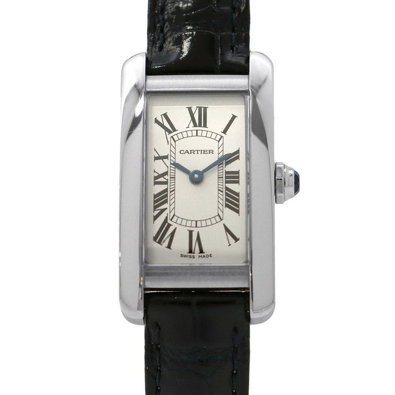 カルティエ タンク アメリカン SM WSTA0016 Cartier 腕時計 シルバー文字盤