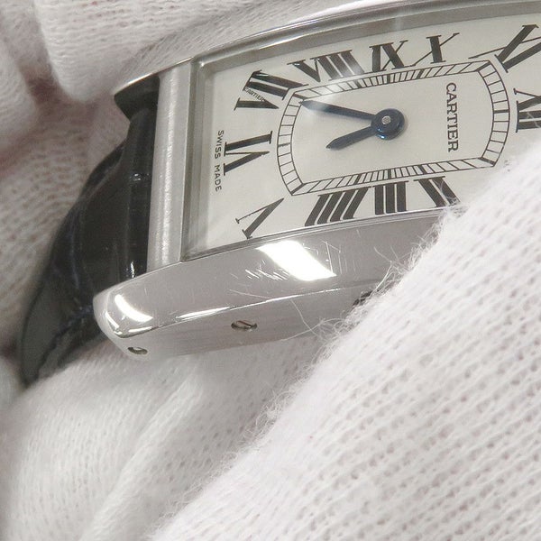 カルティエ タンク アメリカン SM WSTA0016 Cartier 腕時計 シルバー文字盤