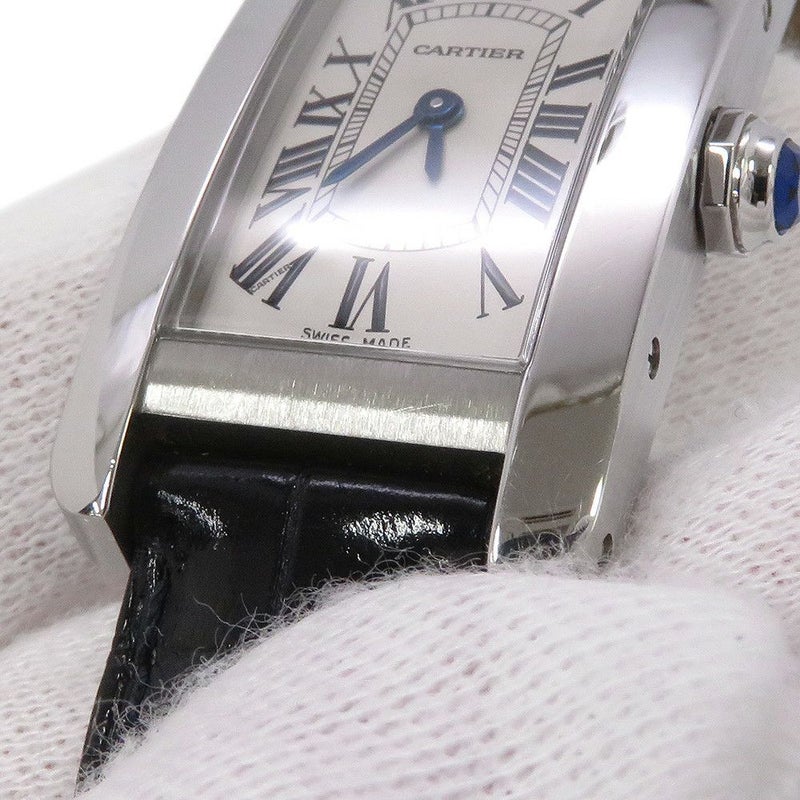 カルティエ タンク アメリカン SM WSTA0016 Cartier 腕時計 シルバー文字盤