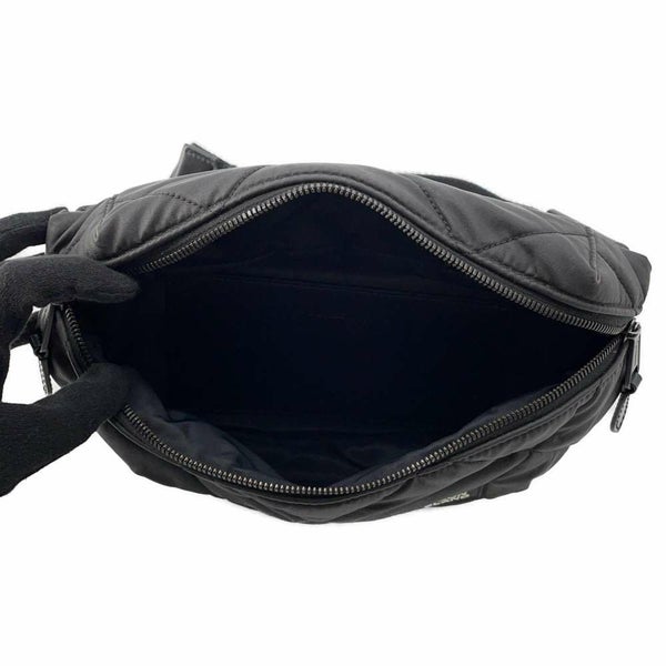 バーバリー ボディバッグ ダイヤモンドキルティング サニー ナイロン 8042385 BURBERRY バムバッグ 黒