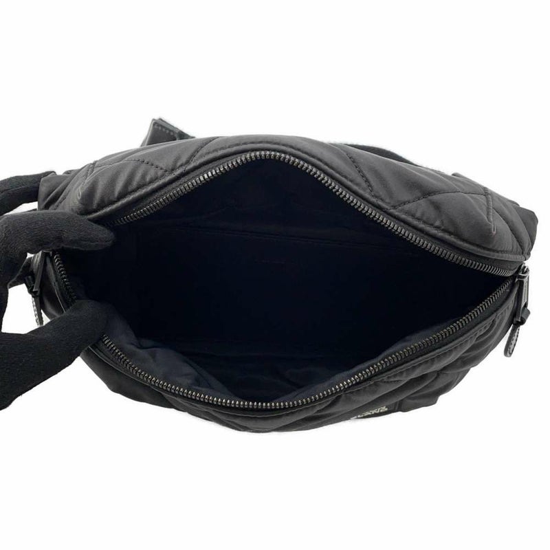 バーバリー ボディバッグ ダイヤモンドキルティング サニー ナイロン 8042385 BURBERRY バムバッグ 黒