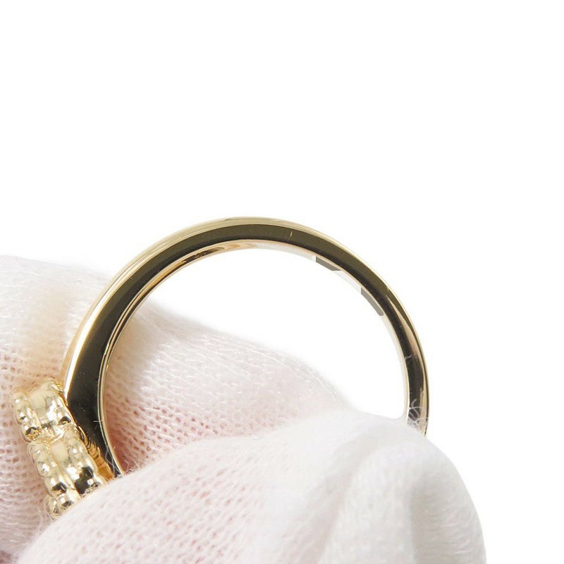 ヴァンクリーフ＆アーペル リング ヴィンテージ アルハンブラ リング ダイヤモンド 12P 計0.48ct K18YG サイズ52 VCARO26M00