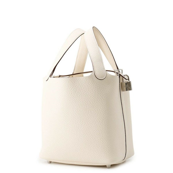 エルメス ハンドバッグ ピコタンロックPM ナタ/シルバー金具 トリヨンクレマンス W刻印