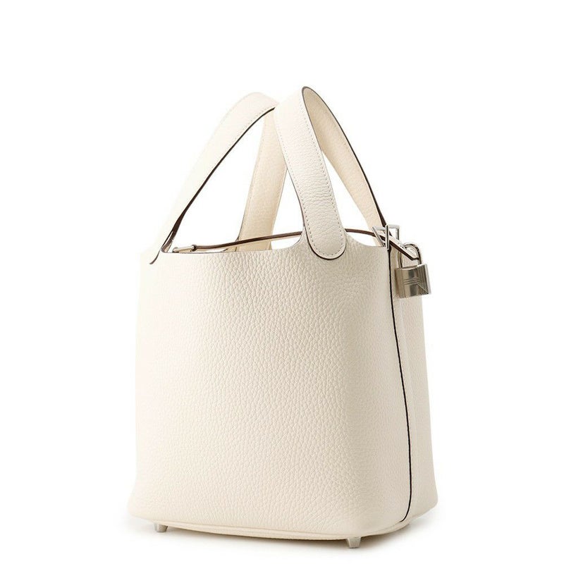 エルメス ハンドバッグ ピコタンロックPM ナタ/シルバー金具 トリヨンクレマンス W刻印