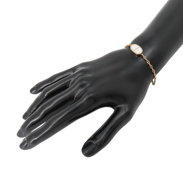 エルメス ブレスレット シェーヌダンクル ヴェルソ K18PGピンクゴールド/ホワイトセラミック サイズSH HERMES ジュエリー