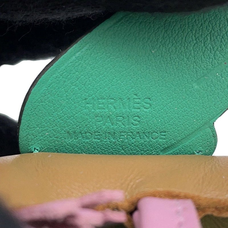 エルメス バッグチャーム ロデオPM ペガサス チャイ/モーブシルベストル/ミント ラムスキン Z刻印