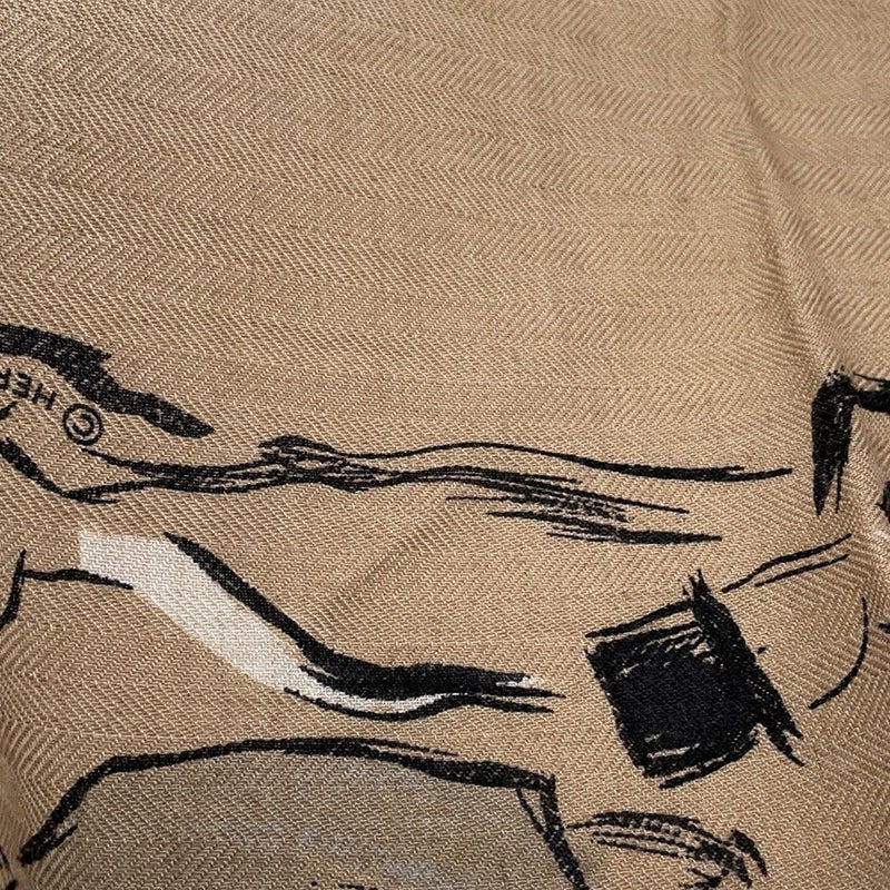 エルメス ストール カレ140 カレジェアン パドック Paddock HERMES カシミヤ シルク 2025年秋冬