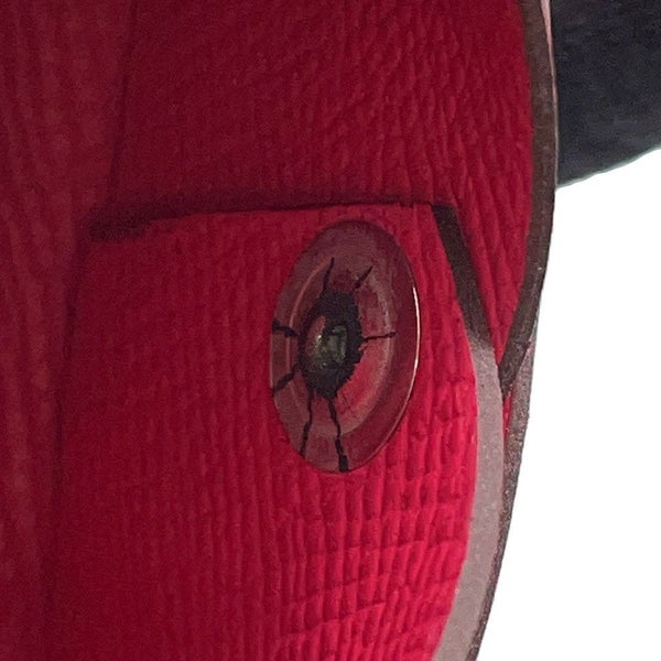 エルメス コインケース カルヴィ デュオ ローズエクストリーム/シルバー金具 エプソン U刻印 財布