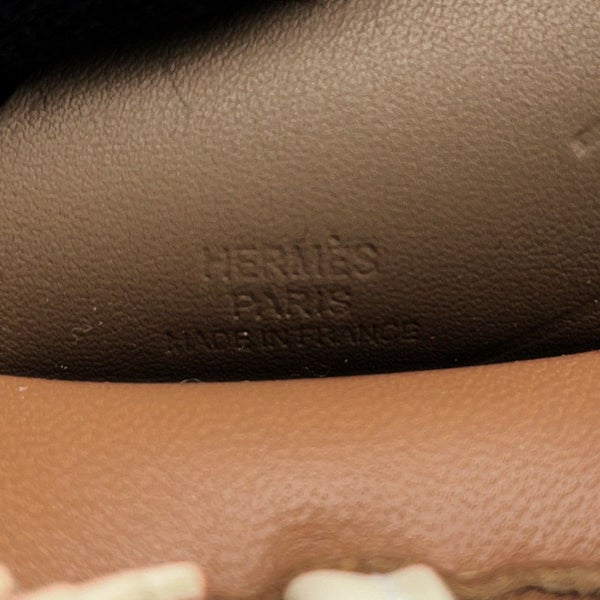 エルメス バッグチャーム ロデオ ペガサスMM ゴールド/エトゥープ/クレ ラムスキン W刻印