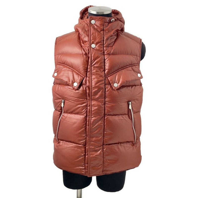 エルメス ダウンベスト ナイロン フード付き メンズサイズ44 HERMES アウター