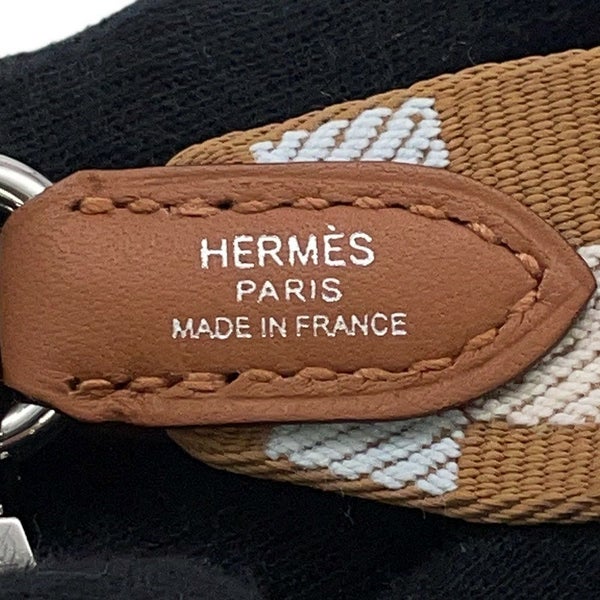 エルメス バンドリエール サングル マキシカドリーユ チャイ/ナタ/ブルーブリュム/ゴールド/シルバー金具 キャンバス/スイフト K刻印