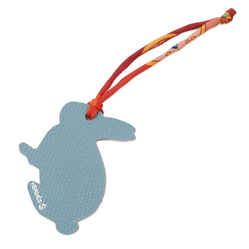 エルメス チャーム プティアッシュPM ウサギ マルチカラー エプソン HERMES チャーム