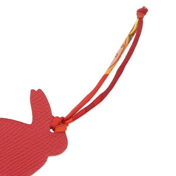 エルメス チャーム プティアッシュPM ウサギ マルチカラー エプソン HERMES チャーム