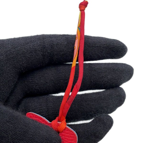 エルメス チャーム プティアッシュPM ウサギ マルチカラー エプソン HERMES チャーム