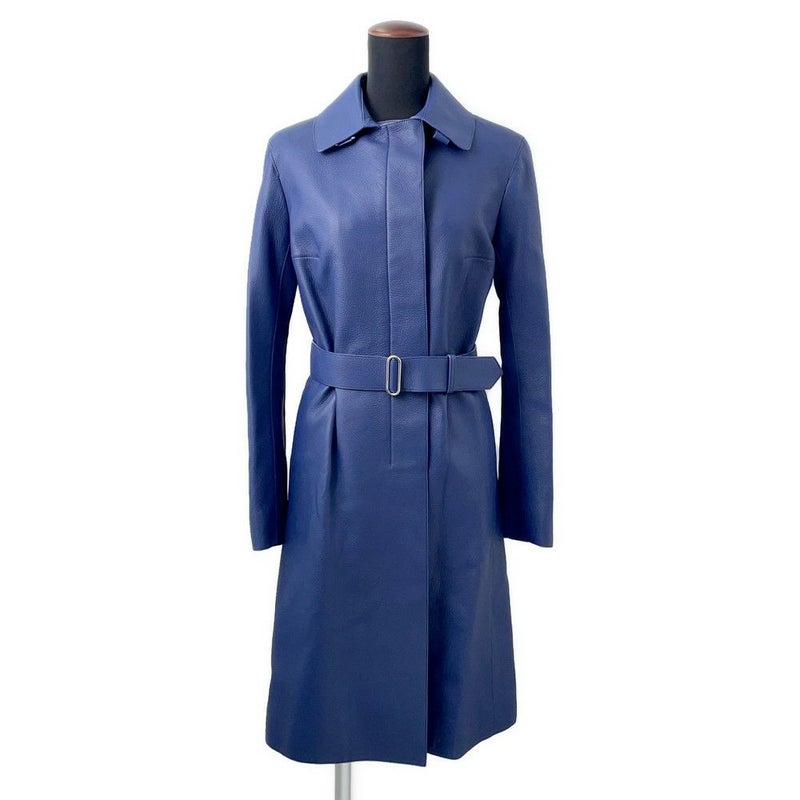 エルメス コート トレンチコート ディアスキン レディースサイズ34 HERMES アウター アパレル