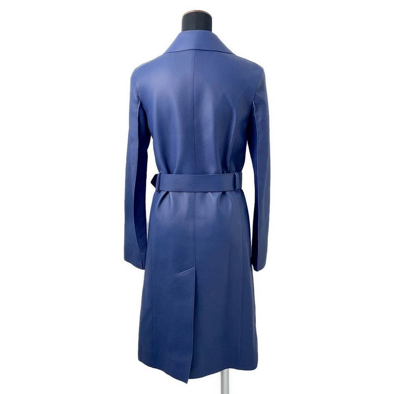 エルメス コート トレンチコート ディアスキン レディースサイズ34 HERMES アウター アパレル