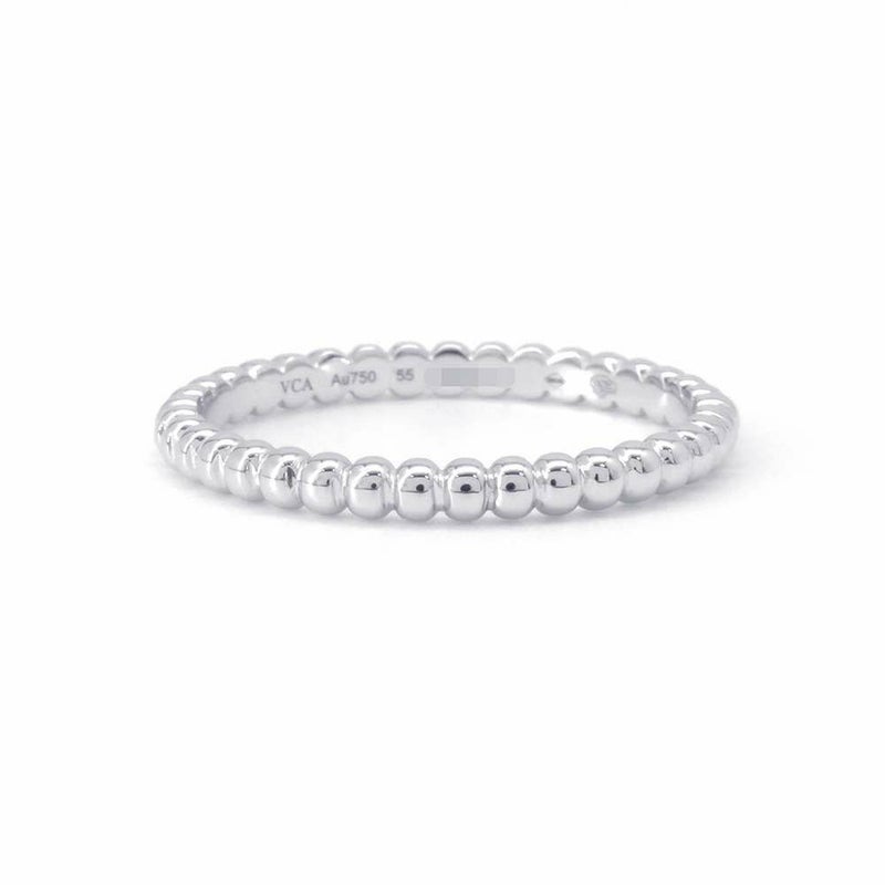 ヴァンクリーフ&アーペル リング ペルレ ゴールドパール スモール K18WGホワイトゴールド サイズ55 VCARN31755 指輪