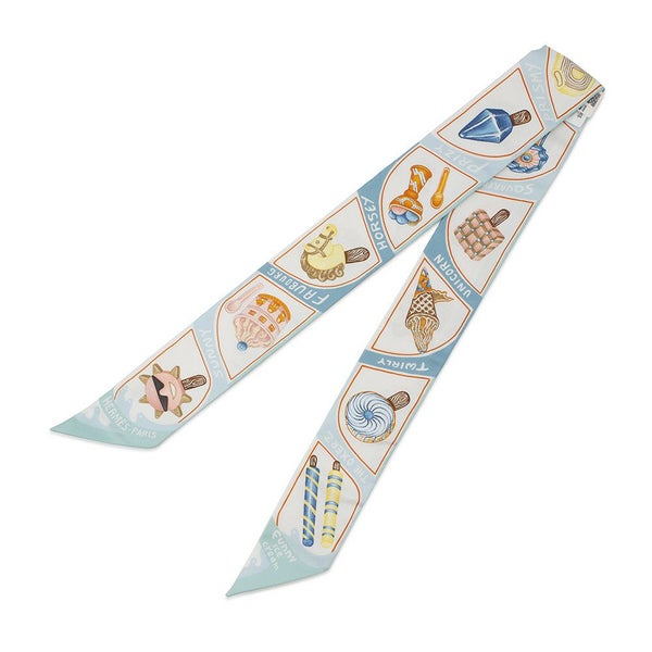 エルメス スカーフ ツイリー ファニー・アイスクリーム Funny Ice Cream HERMES 2024春夏