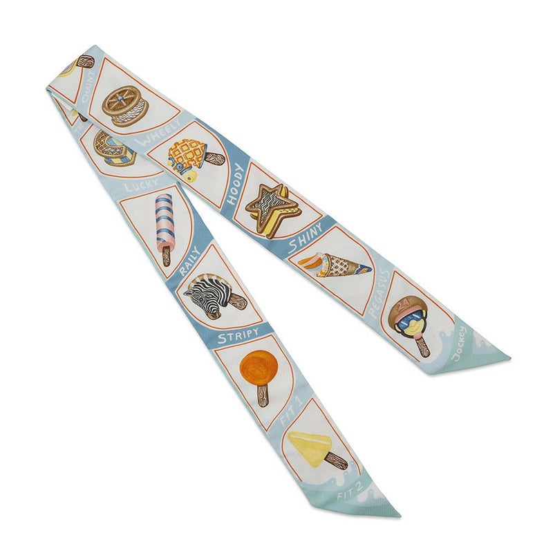 エルメス スカーフ ツイリー ファニー・アイスクリーム Funny Ice Cream HERMES 2024春夏