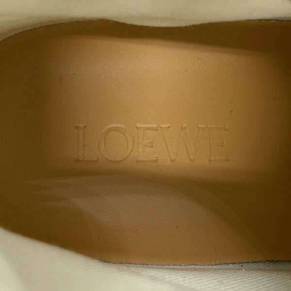 ロエベ スニーカー アナグラム ハイカットスニーカー キャンバス レディースサイズ36 LOEWE 靴