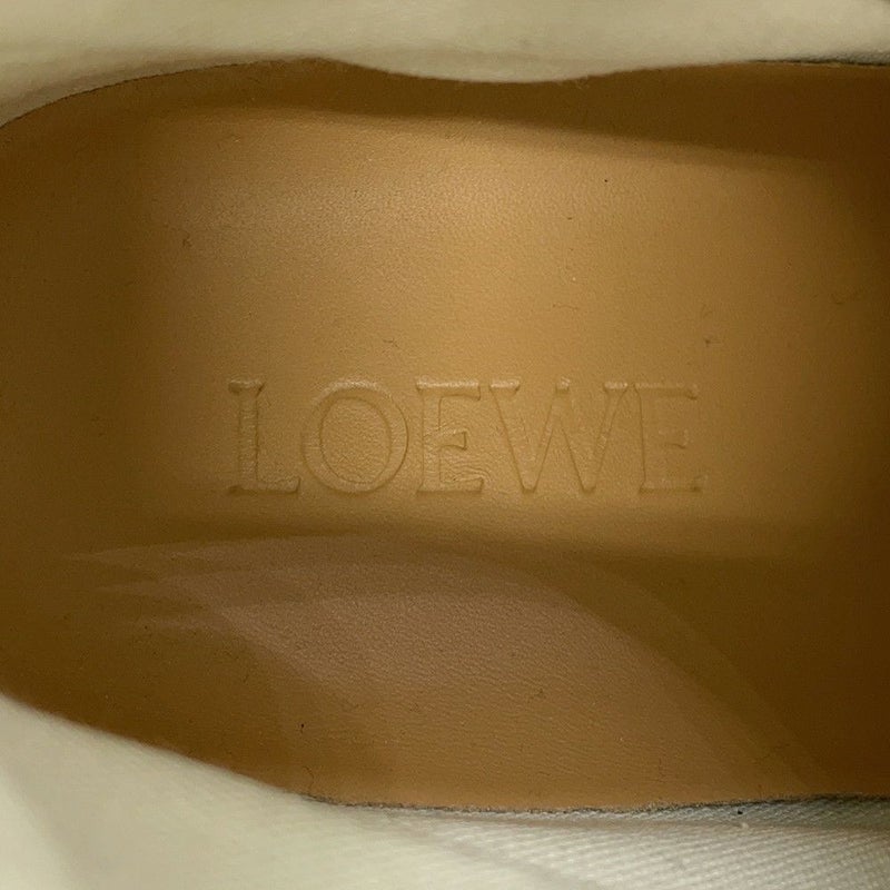 ロエベ スニーカー アナグラム ハイカットスニーカー キャンバス レディースサイズ36 LOEWE 靴