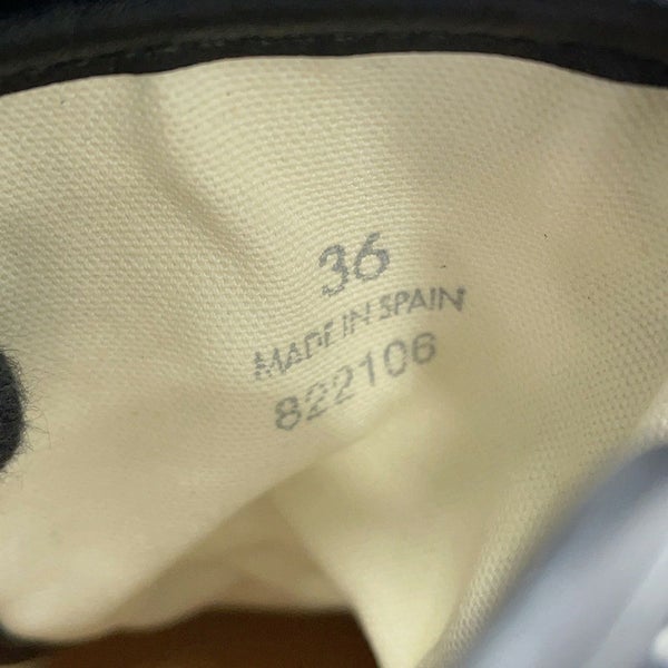 ロエベ スニーカー アナグラム ハイカットスニーカー キャンバス レディースサイズ36 LOEWE 靴