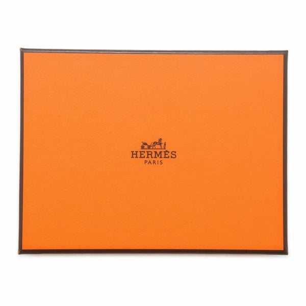 エルメス 二つ折り財布 ベアンコンパクト ブラック/シルバー金具 エプソン W刻印 黒