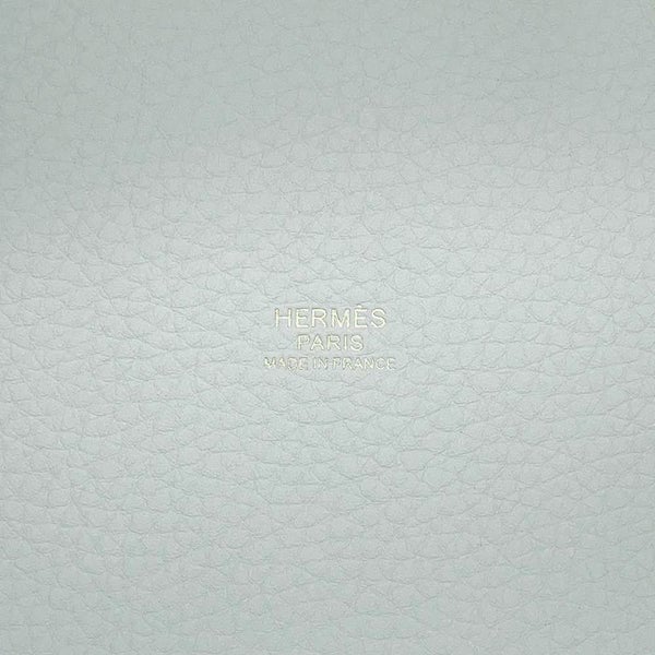 エルメス ハンドバッグ ピコタンロックPM ブルーペール/ゴールド金具 トリヨンクレマンス B刻印